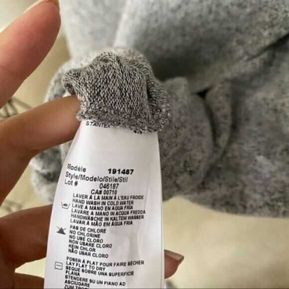 Joseph Ribkoff Grey Tunic Top - Picture 8 of 8